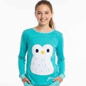 SQUISHMALLOW Girls Long Sleeve Pajama Top
